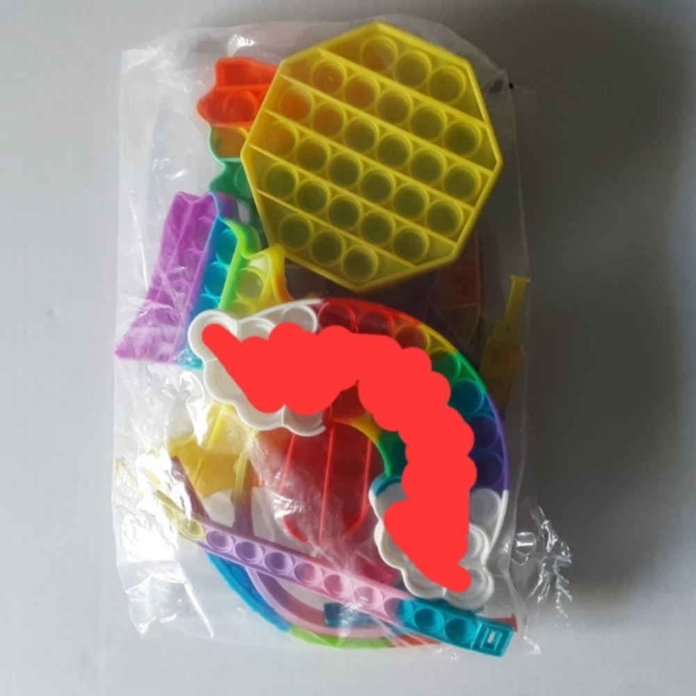 6 Pop It Fidget Toys Set NEW NWOT